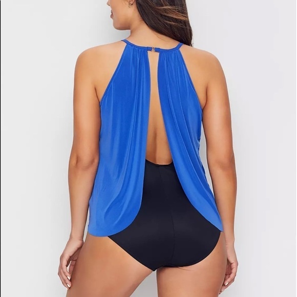MAGICSUIT by Miraclesuit Aubrey High Neck Swimsuit - Picture 12 of 14